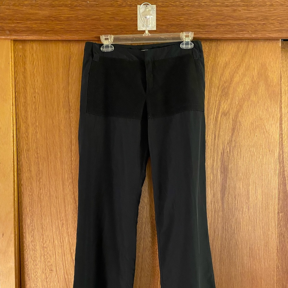 Dirk Bikkemberg’s suede-panel pants